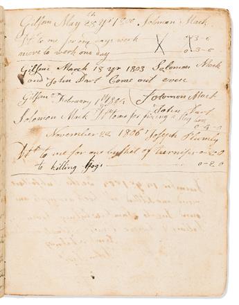 (MORMONS.) Personal letter from Joseph Smith's maternal grandmother Lydia Mack, among papers of his New Hampshire uncle.
